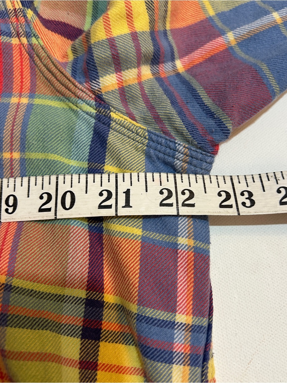 Lauren Ralph Lauren Jeans Co. Plaid Button Front Shirt Women’s XL 100% Cotton - Picture 7 of 7